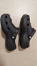 卡駱馳（crocs）經(jīng)典云朵Clog女沙灘洞洞鞋涼拖鞋206750 206750-001 39 （39-40） 曬單實(shí)拍圖