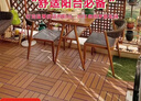 防水戶外自鋪拼接地板防滑塑料地板露臺花園戶外生態(tài)防腐塑木地板 【咖啡色】長30cm寬30cm高2cm 11片1平方/環(huán)保加厚 曬單實(shí)拍圖