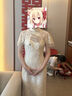 枝己新中式旗袍高級(jí)感2025新款訂婚禮服敬酒服婚紗新娘主紗高檔秀禾服 金縷鵲影(僅女裝) S 曬單實(shí)拍圖