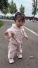 G.DUCKKIDS小黃鴨女寶寶秋裝女童套裝一歲嬰兒衣服小女孩春秋休閑衛(wèi)衣兩件套 粉紅色l兩件套 80 尺碼6-12月【75-85cm】 曬單實(shí)拍圖