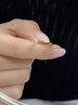 中國黃金（CHINA GOLD）四葉草黃金耳釘女足金碎碎冰冰耳飾首飾七夕情人節(jié)生日禮物送女友 足金碎冰冰四葉草耳釘-約0.9g 曬單實(shí)拍圖