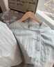 對白萊賽爾亞麻混紡襯衫套裝裙女2025夏新款半裙高級(jí)感穿搭一整套 淺藍(lán)色 L 曬單實(shí)拍圖