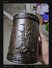 小雕匠紅木質(zhì)辦配件桌面筆筒書桌整理神器中國風(fēng)實(shí)木文房四寶創(chuàng)意簡約收納裝飾擺件木雕定制生日元旦新年禮物 【黑紫檀】梅蘭竹菊筆筒 曬單實(shí)拍圖