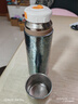 純鈦保溫杯高檔禮盒茶水分離鈦杯錘紋燜茶杯子大容量車載水杯 藍色（高檔禮盒包裝） 曬單實拍圖