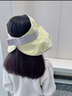 曇蓓漫太陽(yáng)帽兒童防曬帽大帽檐遮陽(yáng)帽護(hù)頸女童寶寶小學(xué)生戶(hù)外帽子透氣 兒童空頂太陽(yáng)帽【黃色】 （建議3-12歲）帽可調(diào)節(jié)50-54cm 曬單實(shí)拍圖