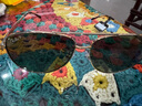 雷朋（RayBan）【明星同款】雷朋太陽(yáng)鏡墨鏡飛行員男女開(kāi)車(chē)駕駛眼鏡新品0RB3712D 偏光3712D 001/9A金框深綠片62 曬單實(shí)拍圖