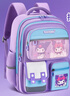 COOLBABY庫洛米掛件書包小學(xué)生兒童書包護(hù)脊減負(fù)女孩1-3年級雙肩背包痛包 曬單實(shí)拍圖