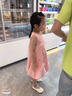 La Chapelle拉夏貝爾女童連衣裙2025新款洋氣兒童夏裝背心裙寶寶蝴蝶結(jié)公主裙 粉色 130 建議身高121-130cm 曬單實(shí)拍圖