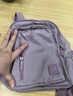 美杜簡(jiǎn)約輕便雙肩包女小旅游背包媽咪包游玩雙肩包送老婆禮物七夕禮物 潮搭小包【藕紫色】 曬單實(shí)拍圖