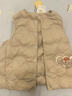 巴拉巴拉童裝寶寶馬甲外穿冬裝嬰兒衣服背心羽絨服輕薄萌男童女童兒童 卡其50617-白鴨絨 -209425101201 80 曬單實(shí)拍圖
