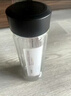 WCZ德國鋼化杯防摔打不碎摔不爛的鋼化玻璃杯防爆耐高溫泡茶杯子茶水 顯溫短網(wǎng)鋼本色雙層防 450ml 曬單實拍圖