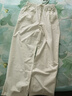 森馬（Semir）休閑褲女時(shí)尚打褶闊腿褲2025夏季氣質(zhì)格子肌理彎刀褲107425127002 曬單實(shí)拍圖