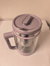 大宇（DAEWOO）1.5L養(yǎng)生壺玻璃花茶壺鈦底盤(pán)全自動(dòng)煮茶壺煮茶器燒水壺恒溫電熱水壺YS12D紫色配茶漏 曬單實(shí)拍圖