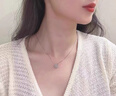 寶鉑琳雪花s925純銀項鏈女款精致鎖骨鏈2024新款輕奢小眾設(shè)計高級感 銀色雪花項鏈 曬單實拍圖
