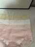 貓人4條女士內(nèi)褲女純棉嬰兒棉10a桑蠶絲底襠高彈大碼中腰舒適透氣L 曬單實拍圖