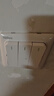 施耐德電氣 三開單控開關(guān)面板 86型開關(guān)插座 墻壁電源插座面板 睿意系列白色 曬單實拍圖