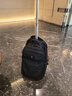 愛華仕探索者系列拉桿包大容量可手提旅行包旅行袋防潑水行李包 黑色 曬單實(shí)拍圖