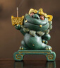 BOSSY故宮文創(chuàng  )風(fēng)招財石獅子桌面擺件鼎力相助香插辦公室喬遷生日禮物 鼎力相助-香案底座【禮盒裝】 曬單實(shí)拍圖