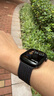 炫戴（XUANDAI）適用apple watch s10表帶編織iWatch s9腕帶磁吸音樂(lè )小狗蘋(píng)果手表s8表帶s7/s6/s5/se高級ultra配件 純黑色-聽(tīng)音樂(lè )小狗 38/40/41/42表 曬單實(shí)拍圖