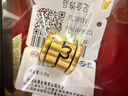 周六福5D硬金足金心動(dòng)黃金轉(zhuǎn)運(yùn)珠男 生日禮物A169733 約1.87g  曬單實(shí)拍圖
