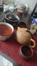 尊壺宜興紫砂壺西施壺手工茶具泡茶壺泥繪段泥禮盒裝泡茶器 泥繪梅花大西施 黃金段 320ml 曬單實拍圖