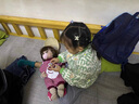 迷你重生娃娃嬰兒軟膠硅膠可洗澡全膠洋娃娃兒童女孩npk55cm 小酒窩【全膠_棕色頭發(fā)治愈系表情_可洗澡】 曬單實(shí)拍圖