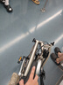 CRANSTONR9 16寸9速三折疊成人超輕便攜城市復(fù)古男女同款小布折疊自行車 R9 槍灰色/M把 9速 16英寸 曬單實拍圖