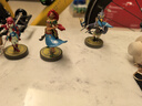 任天堂NS通用amiibo塞爾達(dá)傳說(shuō)曠野之息四英杰守護(hù)者假面林克弓 歐版四英杰連體 曬單實(shí)拍圖