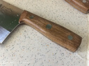 王麻子家用菜刀刀具  4號中式廚師專用廚片刀 廚房鍛打切肉切片切菜刀 曬單實(shí)拍圖