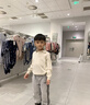 ASK JUNIOR【假兩件】?jì)和L(cháng)袖T恤25秋季中大童怪獸圖案體恤打底衫男童上衣 曬單實(shí)拍圖