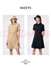 哈吉斯（HAZZYS）女裝 夏季女士【PHIZ系列】翻領(lǐng)工裝風連衣裙女 藏青色NV XL (170/92A 42) 曬單實拍圖