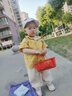 G.DUCKKIDS小黃鴨童裝男童夏季套裝2025新款兒童夏裝寶寶小童衣服男孩三件套 黃色斑點(diǎn)襯衫3件套 110 (建議98-105cm 3-4周歲） 曬單實(shí)拍圖