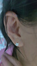 S999純銀彎鉤小耳釘女養耳洞免摘防丟耳環(huán)簡(jiǎn)約小清新精致花朵耳飾 【999純銀】小花朵耳釘一對 曬單實(shí)拍圖