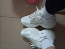 安踏凌風(fēng)女鞋老爹鞋女厚底小白鞋2025秋冬季潮流透氣跑步休閑運(yùn)動(dòng)鞋 5521-2紙莎白/冰凍藍(lán)/淺霧紫 36.5 曬單實(shí)拍圖