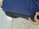 老爺車(chē)夏天爸爸裝冰絲長(cháng)袖襯衫男薄款透氣襯衣男裝中老年透氣打底老人衫 【2件裝】深灰+藏青 44 -190-210斤 曬單實(shí)拍圖