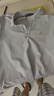 Hush Puppies【涼感冰皮】暇步士男裝2025夏季百搭舒爽涼感短袖polo衫 月光灰 M 曬單實(shí)拍圖