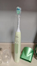 飛利浦（PHILIPS）【肖戰推薦】電動(dòng)牙刷鉆石3系 中秋禮品生日禮物 送男生女友 微泡水流HX5161/05抹茶綠 國家補貼 曬單實(shí)拍圖