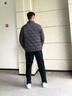 波司登【90鵝絨】短款輕薄羽絨服男菱格紋立領(lǐng)保暖外套B250131021 曬單實(shí)拍圖