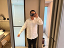 杉杉【液氨免燙】長袖襯衫男純棉商務(wù)正裝 純白 41  曬單實拍圖
