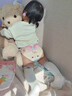 艾咪艾咪寶寶訓練褲嬰兒如廁內(nèi)褲夏季男女嬰兒童隔尿內(nèi)褲純棉可洗戒尿不濕 兔子+豬豬+貓咪+水豚+黃鴨 5條 170 M碼【適合16-25斤】 曬單實拍圖