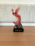 琉璃鳳凰工藝品火鳳舞九天擺件客廳玄關(guān)裝飾吉祥禮物輕奢高檔裝飾 鳳舞九天小（贈(zèng)送水晶底座） 曬單實(shí)拍圖