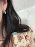 百鈺福999銀針圓圈耳環(huán)女高級(jí)感耳釘輕奢小眾防過(guò)敏耳飾百搭款禮盒裝 簡(jiǎn)約百搭款耳環(huán) 曬單實(shí)拍圖