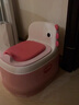 babycare兒童小恐龍馬桶坐便器嬰兒尿盆男孩女孩如廁座便器6月-6歲 【三合一多功能坐便凳】維爾粉 曬單實(shí)拍圖