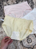 都市麗人內褲女士純棉底檔內褲女夏季薄款10A抑菌打底褲可愛(ài)女生三角褲 淺紫+白色+淺粉 【3條裝】 L (推薦100-120斤) 曬單實(shí)拍圖