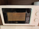海爾（Haier）快捷微波爐 360°轉(zhuǎn)盤加熱 旋轉(zhuǎn)操作易潔內(nèi)膽 家用小型 老人適用操作HW-M20T1W 曬單實拍圖