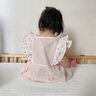 G.DUCKKIDS小黃鴨童裝嬰兒連體衣夏季新款新生兒衣服薄款純棉女寶寶滿月爬服 xh粉色小花無袖 66cm 建議0-3個(gè)月8-12斤 曬單實(shí)拍圖