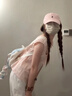 LDBE粉色U領(lǐng)花邊法式短袖t恤女夏季2025年新款顯瘦設(shè)計(jì)感小眾漂亮上衣 粉色U領(lǐng) S 曬單實(shí)拍圖