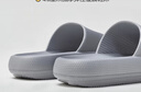優(yōu)調拖鞋女厚底踩屎感居家室內靜音浴室洗澡防滑防臭大碼涼拖鞋男夏 隕石灰 【4cm厚底踩屎感】 40-41 (260mm) 曬單實(shí)拍圖