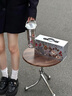 GOOM純鈦保溫杯2025新款女生高顏值大容量吸管水杯子母親婆婆生日禮物 繁花鈦杯-600ml【高檔禮盒】 曬單實(shí)拍圖