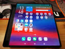 韓諾適用vivo x fold5手機(jī)殼新款vivoxfold5保護(hù)套折疊屏智能視窗翻蓋皮套鏡頭耐刮防摔真素皮 鈦度黑 曬單實拍圖